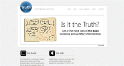 Desktop Screenshot of isitthetruth.com